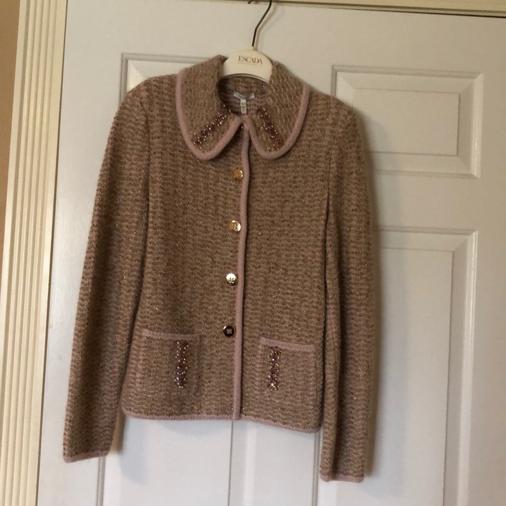Escada Tweed Cardigan/Blazer - Picture 9 of 12